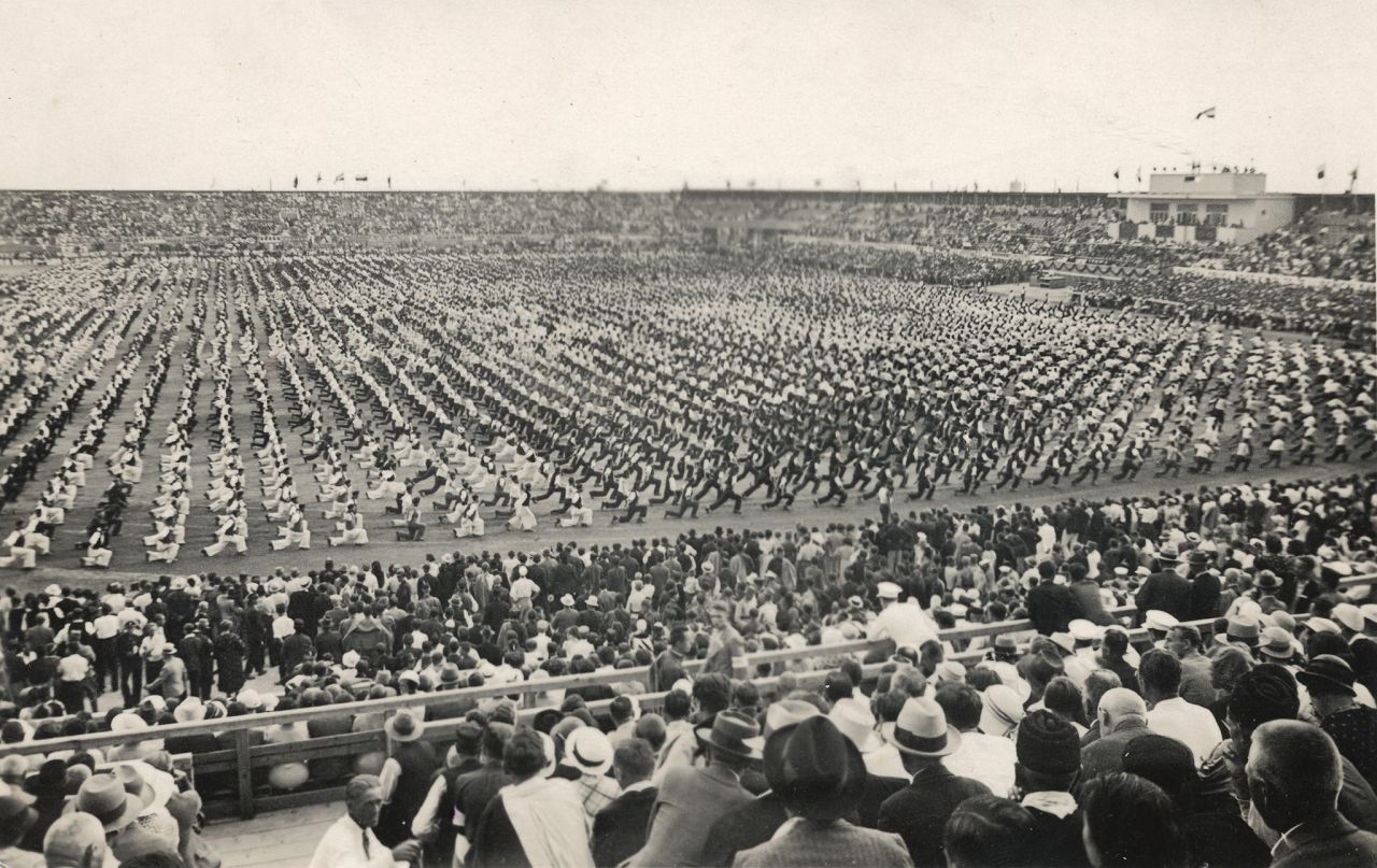 Sokolski stadion, Svetice-Maksimir, oko 1935. godine (C)